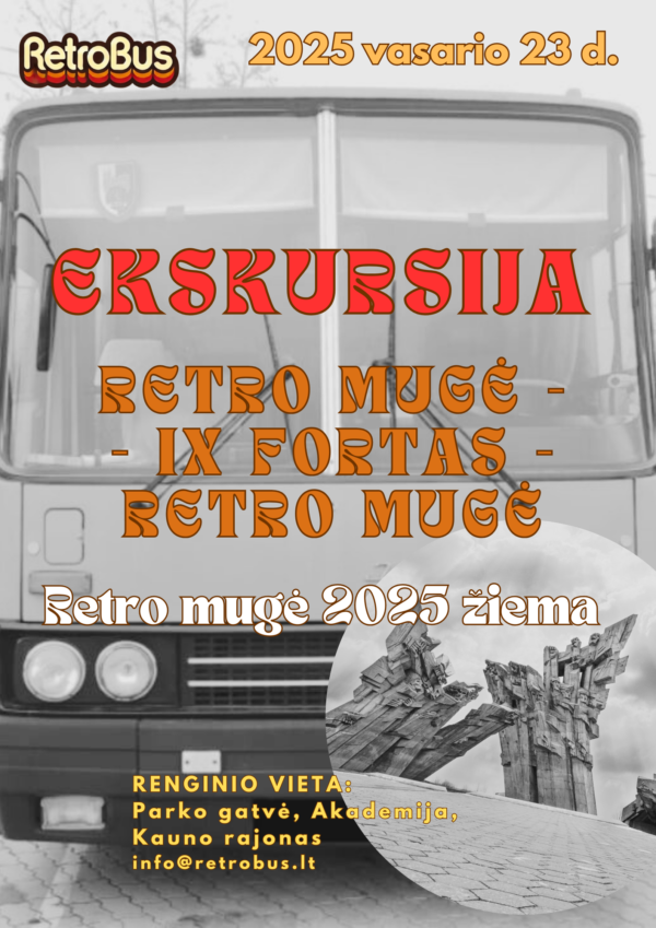 Retro mugė 2025 žiema: retro kelionė į IX fortą